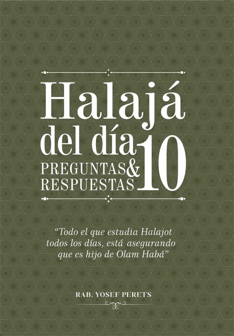 Halajá del Día · Tomo 10