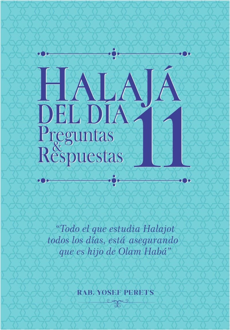 Halajá del Día · Tomo 11
